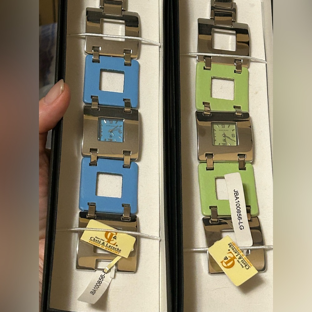 NWT/NIB Chete & Laroche Multicolor Watch With Serial # - Picture 2 of 10